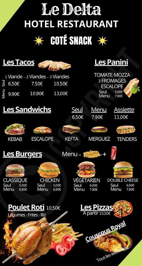 Hotel Restaurant Le Delta Сент-Мари-де-ла-Мер Экстерьер фото
